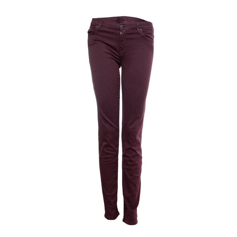 7 For All Mankind Purple Jeans With Stretch
